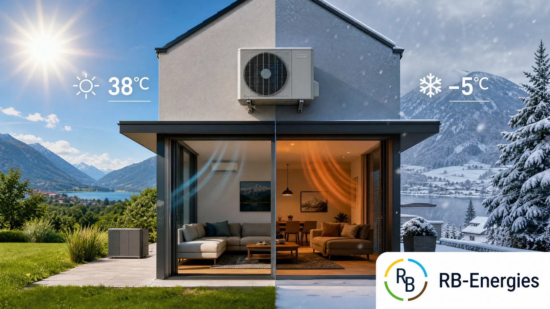 Climatisation réversible en Suisse : confort été comme hiver, économies toute l'année